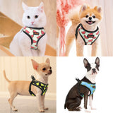 Printed Nylon Reflective Pet Harness Vest