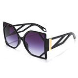 Luxury Vintage Oversized Square Hollow Sunglasses UV400