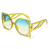 Luxury Vintage Oversized Square Hollow Sunglasses UV400