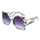 Luxury Vintage Oversized Square Hollow Sunglasses UV400