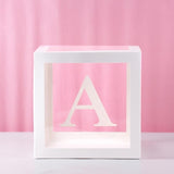 Alphabet Custom Transparent Balloon Box Party Decoration
