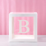 Alphabet Custom Transparent Balloon Box Party Decoration