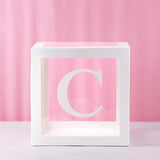Alphabet Custom Transparent Balloon Box Party Decoration