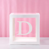 Alphabet Custom Transparent Balloon Box Party Decoration