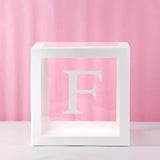 Alphabet Custom Transparent Balloon Box Party Decoration