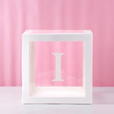 Alphabet Custom Transparent Balloon Box Party Decoration