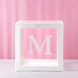 Alphabet Custom Transparent Balloon Box Party Decoration