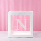 Alphabet Custom Transparent Balloon Box Party Decoration