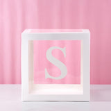 Alphabet Custom Transparent Balloon Box Party Decoration