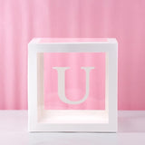 Alphabet Custom Transparent Balloon Box Party Decoration