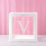 Alphabet Custom Transparent Balloon Box Party Decoration