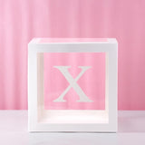 Alphabet Custom Transparent Balloon Box Party Decoration