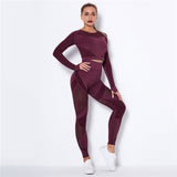 Hollow Out Seamless Fitness Sport Sets