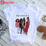 Black Queen Print T Shirt