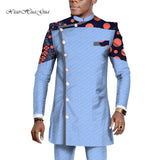 African Men Long Sleeve Shirt & Pants 2 Pc Set