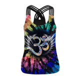 OM 3D Printing Sling Tops Backless Tank Top