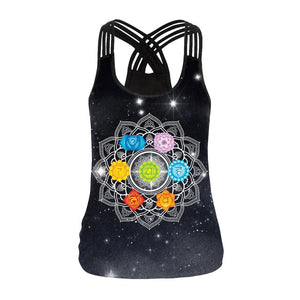 OM 3D Printing Sling Tops Backless Tank Top