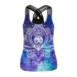 OM 3D Printing Sling Tops Backless Tank Top