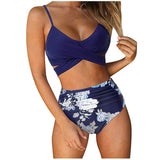 Print Bandage Two-piece Swimwear