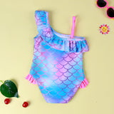 Girls Ruffle Two pieces Swimwear