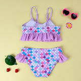 Girls Ruffle Two pieces Swimwear