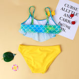 Girls Ruffle Two pieces Swimwear