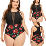 Plus Size One Piece Women's Swimsuit