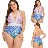 Plus Size One Piece Women's Swimsuit