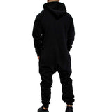Men's Zipper Hoodie One-piece Garment Pajama Playsuit