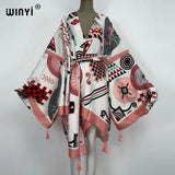 Boho Maxi Batwing Sleeve Robe