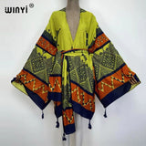 Boho Maxi Batwing Sleeve Robe