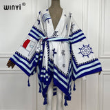 Boho Maxi Batwing Sleeve Robe