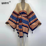 Boho Maxi Batwing Sleeve Robe