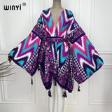 Boho Maxi Batwing Sleeve Robe