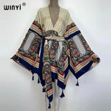 Boho Maxi Batwing Sleeve Robe