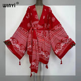 Boho Maxi Batwing Sleeve Robe