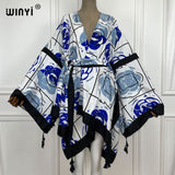 Boho Maxi Batwing Sleeve Robe