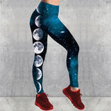 3D Floral high Waist Push up Fitness Leggings